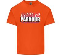 Parkour Free Running L'Arte Del Movimento T-Shirt Per Bambini