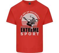 Parkour Free Running L'Arte Del Movimento T-Shirt Per Bambini