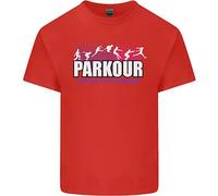Parkour Free Running L'Arte Del Movimento T-Shirt Per Bambini