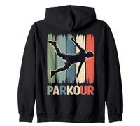 Parkour, Ginnasta, Traceur, Freerunner Felpa con Cappuccio