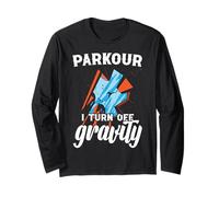 Parkour i Turn off Gravity freerunner Vestiti per Gli Uomini Maglia a Manica