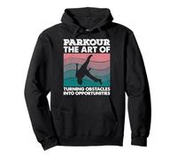 Parkour L'Arte di trasformare l'ostacolo in opportunità Urban Felpa con Cappuccio
