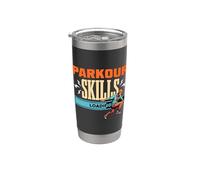 Parkour Skills Loading ama il freerunning Freestyler Parkour Bicchiere termico in acciaio inox doppia parete