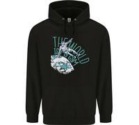 Parkour The World È il Mio Palestra Bambini Felpa con Cappuccio