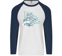 Parkour The World È il Mio Palestra Uomo L/S Baseball T-Shirt