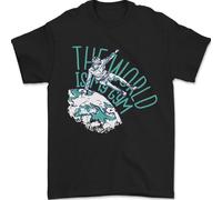 Parkour The World È il Mio Palestra Uomo T-Shirt 100% Cotone