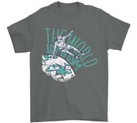 Parkour The World È il Mio Palestra Uomo T-Shirt 100% Cotone