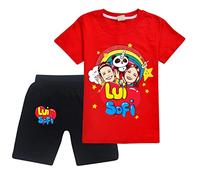 Parkourer Maglietta a Maniche Corte Youtuber T-Shirt per Ragazzi e Ragazze Felpa a Maniche Corte Estive Sportiva da Esterno Set