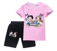 Parkourer Maglietta a Maniche Corte Youtuber T-Shirt per Ragazzi e Ragazze Felpa a Maniche Corte Estive Sportiva da Esterno Set