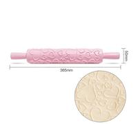 PARKPlastic Mattarello antiaderente per fondente, strumento portatile per decorare torte e dolci in