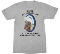 Parks and Recreation I Met Lil Sebastian Cavallo Pawnee Indiana T Shirt PAR12