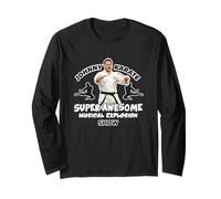 Parks And Recreation Johnny Karate Moves To Success 2 Sided Maglia a Manica