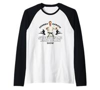 Parks And Recreation Johnny Karate Moves To Success 2 Sided Maglia con Maniche Raglan