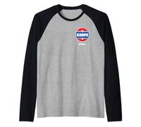 Parks And Recreation Knope Campaign Button Maglia con Maniche Raglan