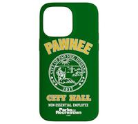 Parks And Recreation Pawnee City Hall Non-Essential Employee Custodia per iPhone 14 Pro Max