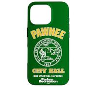 Parks And Recreation Pawnee City Hall Non-Essential Employee Custodia per iPhone 16 Pro