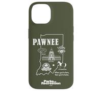 Parks And Recreation Pawnee Indiana Icons Custodia per iPhone 14