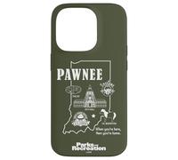 Parks And Recreation Pawnee Indiana Icons Custodia per iPhone 14 Pro