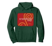 Parks And Recreation Snakehole Lounge Logo Felpa con Cappuccio, Unisex per Adulti, Verde Foresta, M