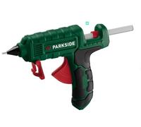 Parksid - Pistola per colla a caldo PHD 500 E3, senza fili, con 3 bastoncini di colla da 18 cm e una valigetta