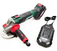 Parkside 20V Smerigliatrice angolare a batteria PWSA 20-Li D4 in bundle/set con valigia da trasporto Smerigliatrice (incl. 1x4Ah batteria+caricatore)