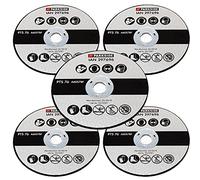 Parkside - 5 x disco abrasivo per smerigliatrice angolare a batteria Parkside PWSA 12 B1 LIDL IAN 312027 (set da 5)
