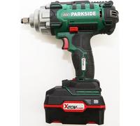 Parkside® Avvitatore a percussione a batteria X20 V Team (400 NM) per auto - PASSK 20-Li B2 (con batteria da 4 Ah e caricatore) in valigetta di trasporto, (½)