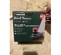 PARKSIDE BATTERIA 12V 2Ah PAPK 12 A3 +ricarica +tre Anni Garanzia Nuovo