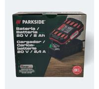 Parkside Batteria 20 V PAP 20 A1 con caricabatteria, batteria di ricambio 20 V x 20 V Team