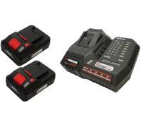 Parkside - Caricatore PLGS 2012 da 20 V, 12 A, 2 batterie intelligenti da 4 Ah, adatto per la serie X20 V Team