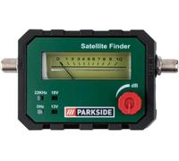 Parkside Finder Satellite | Misuratore di segnale satellitare con cavo di collegamento audio e F per regolare la ciotola satellitare digitale | Finder satellitare digitale