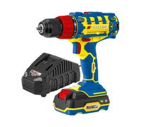 Parkside PABS 20V Trapano avvitatore con batteria caricatore FAN Edition Giallo