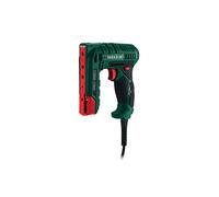 Parkside PHET 15 B1 Chiodatrice/cucitrice elettrica, compatibile con chiodi e graffette standard. Applicazione: decorazione, fai da te uso domestico. Lunghezza cavo: 3 metri.