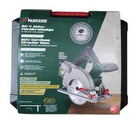 Parkside Sega circolare a batteria PHKSA 20-Li con custodia, senza batteria/caricatore