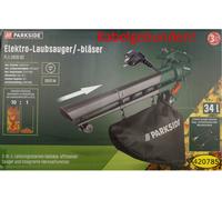 Parkside PLS 2600 B2 Soffiatore Aspiratore Elettrico 2600 W Verde