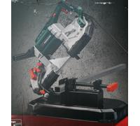 Parkside Pmb 1100 Sega a Nastro Metallico Gährungssäge Ferro Legno Con Telaio