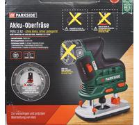 Parkside X12V Akku-Oberfräse 12V Legno Einhandfräse Preciso Fresatrice Bordi