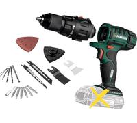 Parkside Strumento combinato multifunzione 4 in 1 da 20 V, senza fili, unità nuda, trapano, levigatrice multipla, sega a sciabola, strumento oscillante per cambiare rapidamente e facilmente gli