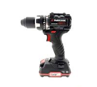 Parkside - Trapano avvitatore a batteria PABSP 20 Li C4, 20 V, 60 Nm, 2 marce, motore brushless, batteria e caricatore inclusi