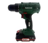 Parkside - Trapano avvitatore a batteria PBSA 20 V, coppia 35 Nm, batteria agli ioni di litio da 2,0 Ah, luce LED, caricatore incluso