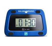 Parkwächter V0 Disco Orario Auto Automatico - Orologio Digitale per Parcheggio Auto con Protezione dei Dati - Facile Montaggio per Tutti i Veicoli - Gadget Auto - Blu - 11,1 x 7,2 x 2,5 cm