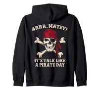 Parla come un pirata Day - Divertente amante dei pirati Felpa con Cappuccio