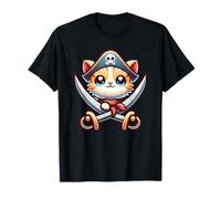 Parla come un pirata Day, simpatico gattino, capitano pirata Maglietta