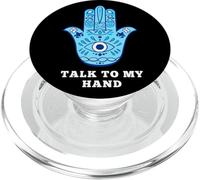 Parla con la mia mano - simbolo divertente Hamsa Hamsa PopSockets PopGrip per MagSafe