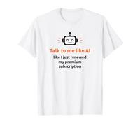 Parla con Me Come l'umorismo del Marketing Digitale AI Maglietta