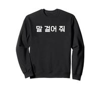 Parla con Me. Divertente Parola in Lingua Coreana Hangul Felpa