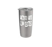 Parla con mio padre Bicchiere termico in acciaio inox doppia parete