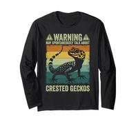 Parla di gechi crestati Rettile Leopardo Geco Pet Lucertola Maglia a Manica