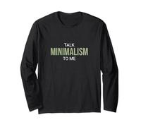 Parla di minimalismo con Me Funny Minimalist Maglia a Manica