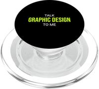 Parla di progettazione grafica con me Designer divertente PopSockets PopGrip per MagSafe